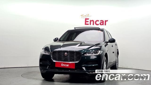 JAGUAR F-PACE 2017 — 123 026 км, тёмно-зелёный, Корея — под ключ — фото 3