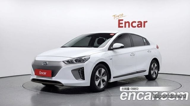 HYUNDAI IONIQ ELECTRIC 2017 — 111 145 км, белый, Корея — под ключ — фото 1
