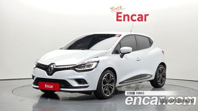 RENAULT KOREA CLIO 2018 — 83 374 км, белый, Корея — под ключ — фото 1