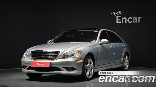 MERCEDES-BENZ S-CLASS W221 2008 — 54 764 км, серебристый, Корея — под ключ — фото 1