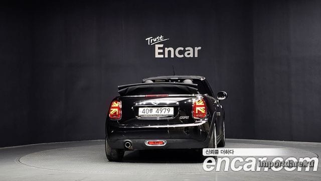 MINI COOPER CONVERTIBLE 2018 — 115 544 км, чёрный, Корея — под ключ — фото 4