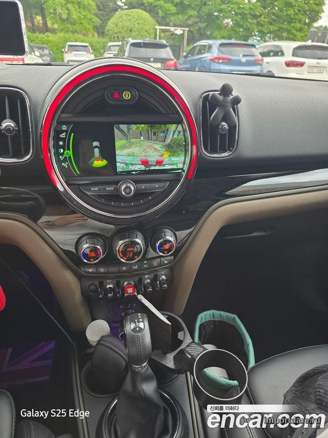 MINI COOPER D COUNTRYMAN 2017 — 80 000 км, тёмно-зелёный, Корея — под ключ — фото 1