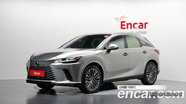 LEXUS RX350H 2024 — 30 515 км, серебристо-серый, Корея — под ключ — фото 1