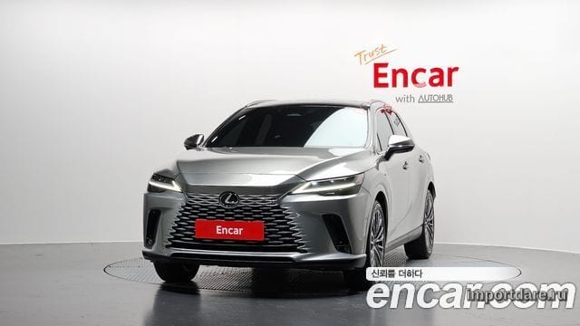 LEXUS RX350H 2024 — 30 515 км, серебристо-серый, Корея — под ключ — фото 3