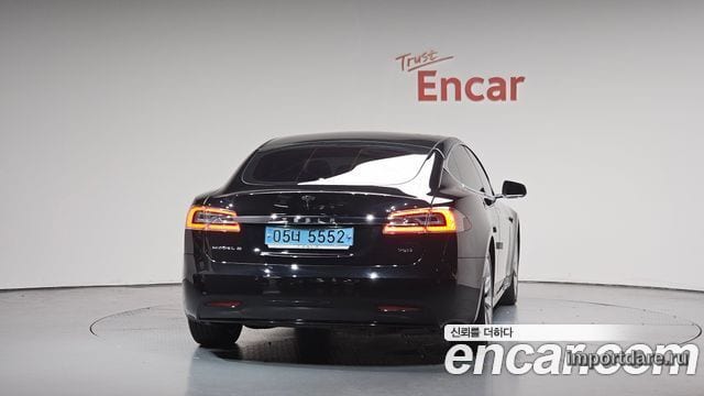TESLA MODEL S 2018 — 95 241 км, чёрный, Корея — под ключ — фото 4