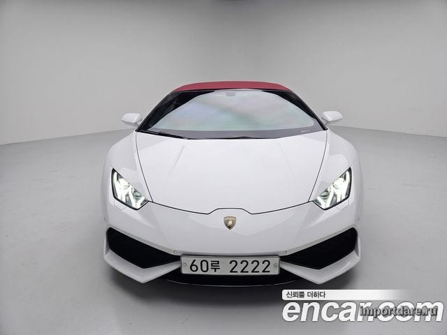 LAMBORGHINI HURACAN 2017 — 30 500 км, белый, Корея — под ключ — фото 1