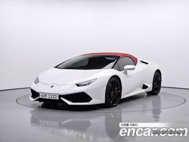 LAMBORGHINI HURACAN 2017 — 30 500 км, белый, Корея — под ключ — фото 2