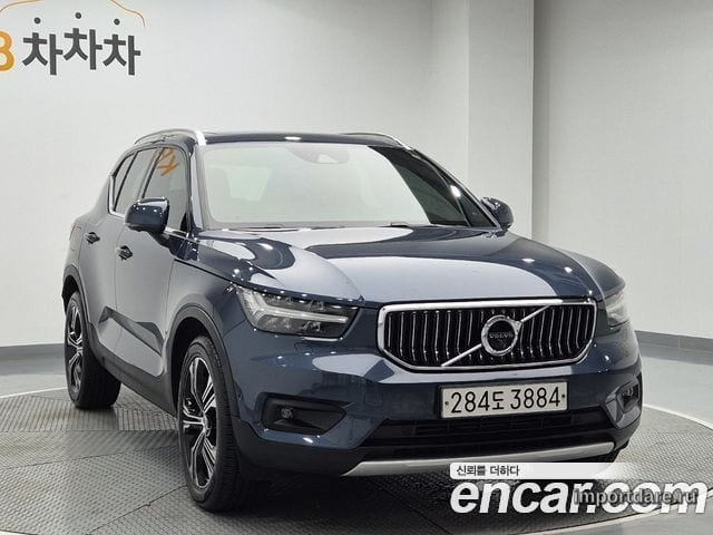 VOLVO XC40 2020 — 47 723 км, бирюзовый, Корея — под ключ — фото 4