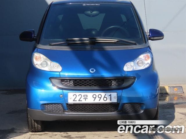 SMART FORTWO COUPE 2011 — 85 501 км, синий, Корея — под ключ — фото 2