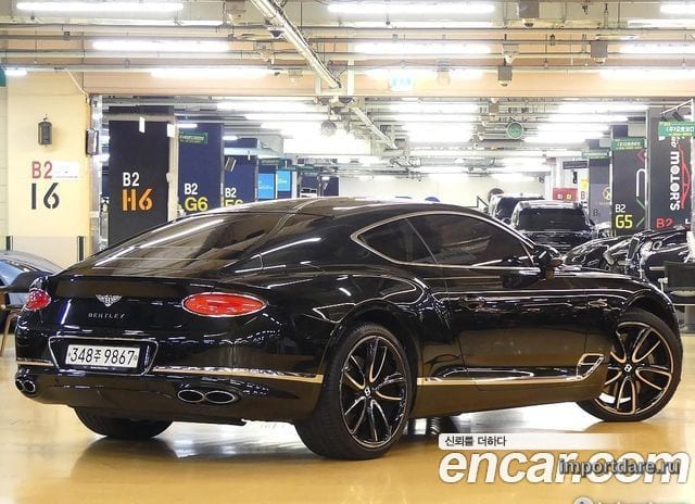 BENTLEY CONTINENTAL 2023 — 32 950 км, тёмно-зелёный, Корея — под ключ — фото 3
