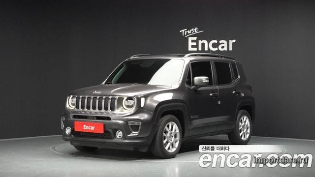 JEEP RENEGADE 2021 — 52 143 км, серый, Корея — под ключ — фото 1
