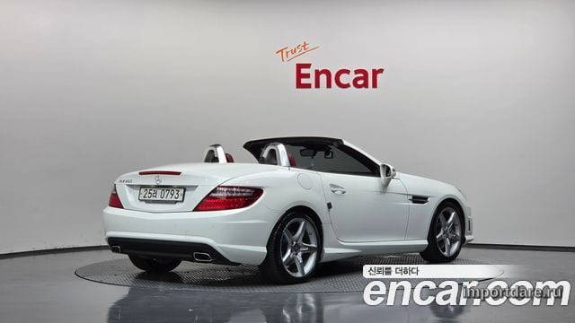 MERCEDES-BENZ SLK-CLASS 2016 — 9 916 км, белый, Корея — под ключ — фото 2