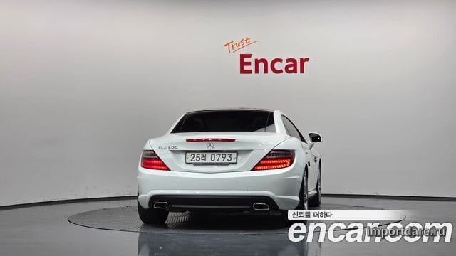 MERCEDES-BENZ SLK-CLASS 2016 — 9 916 км, белый, Корея — под ключ — фото 4
