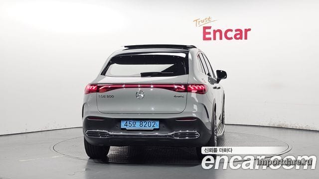 MERCEDES-BENZ EQE SUV X294 2023 — 71 516 км, серебристо-серый, Корея — под ключ — фото 4
