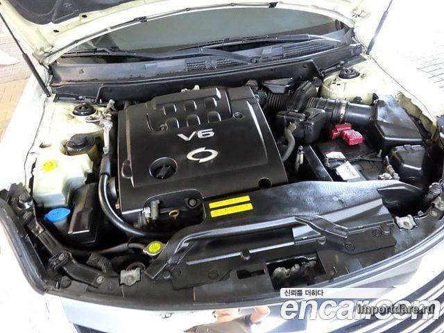 RENAULT KOREA SM7 NEW ART 2008 — 66 960 км, белый-перламутр, Корея — под ключ — фото 6