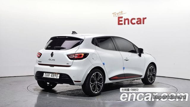 RENAULT KOREA CLIO 2018 — 96 780 км, белый, Корея — под ключ — фото 2