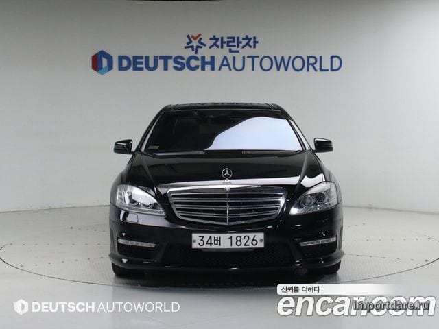 MERCEDES-BENZ S-CLASS W221 2008 — 75 000 км, чёрный, Корея — под ключ — фото 3