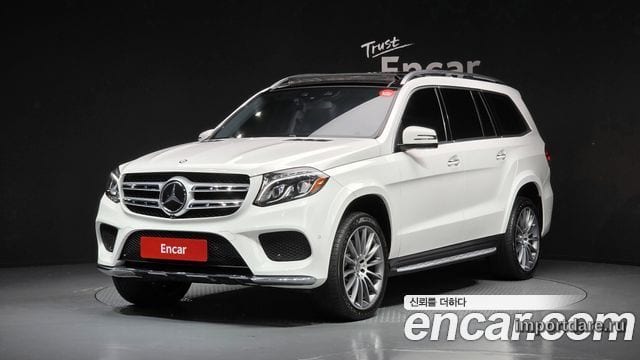 MERCEDES-BENZ GLS-CLASS X166 2017 — 122 300 км, белый, Корея — под ключ — фото 1
