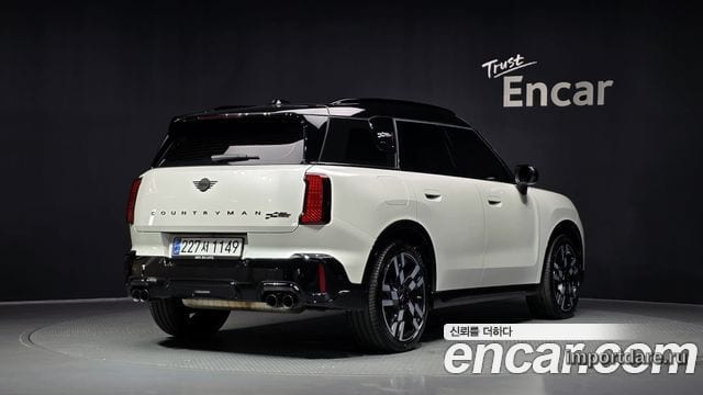MINI COOPER S COUNTRYMAN 2025 — 16 108 км, белый, Корея — под ключ — фото 2