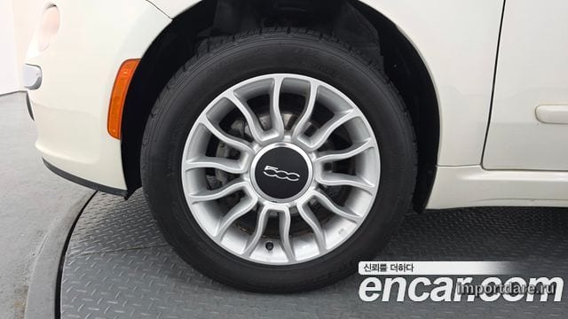 FIAT 500C 2014 — 150 020 км, белый-перламутр, Корея — под ключ — фото 5