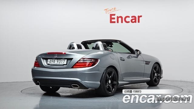 MERCEDES-BENZ SLK-CLASS 2015 — 109 663 км, серебристо-серый, Корея — под ключ — фото 2