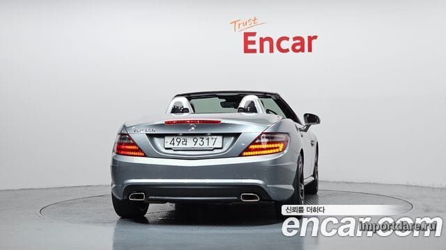 MERCEDES-BENZ SLK-CLASS 2015 — 109 663 км, серебристо-серый, Корея — под ключ — фото 4