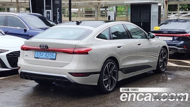 AUDI A6 E-TRON 2025 — 3 156 км, белый-перламутр, Корея — под ключ — фото 2
