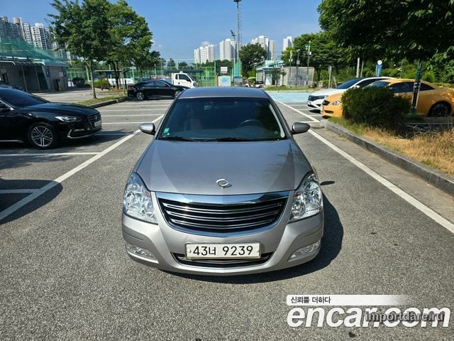 RENAULT KOREA SM7 NEW ART 2009 — 60 000 км, серебристо-серый, Корея — под ключ — фото 1