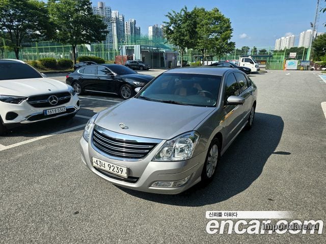 RENAULT KOREA SM7 NEW ART 2009 — 60 000 км, серебристо-серый, Корея — под ключ — фото 2