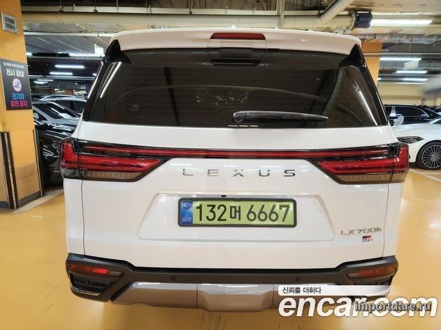 LEXUS LX 2025 — 21 000 км, белый-перламутр, Корея — под ключ — фото 5