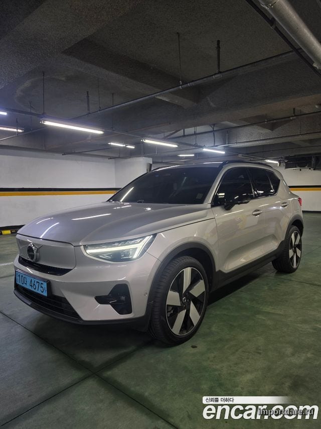 VOLVO XC40 RECHARGE 2024 — 12 700 км, серебристый, Корея — под ключ — фото 11