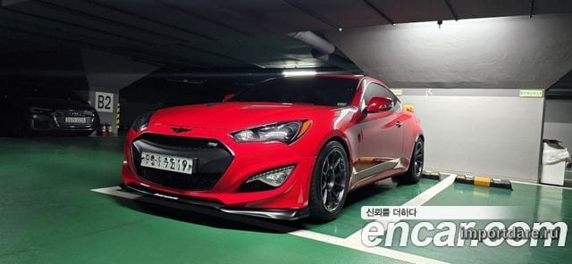 HYUNDAI GENESIS COUPE 2015 — 126 600 км, красный, Корея — под ключ — фото 3