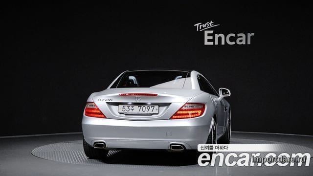 MERCEDES-BENZ SLK-CLASS 2015 — 99 019 км, серебристый, Корея — под ключ — фото 4