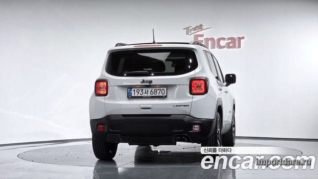 JEEP RENEGADE 2022 — 12 515 км, белый, Корея — под ключ — фото 4