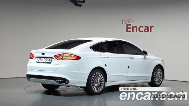 FORD MONDEO 2016 — 116 206 км, белый, Корея — под ключ — фото 1