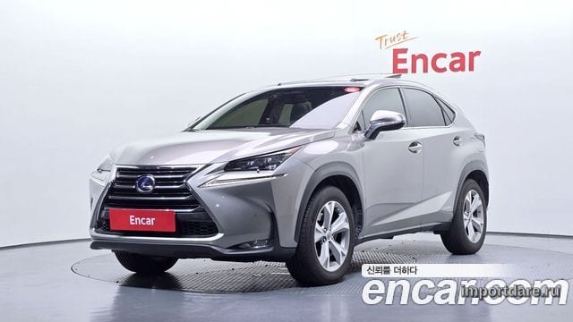 LEXUS NX300H 2015 — 124 135 км, серебристый, Корея — под ключ — фото 1