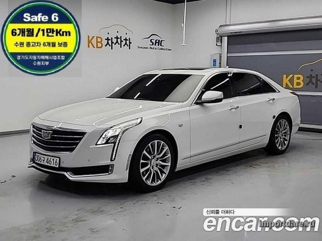 CADILLAC CT6 2018 — 107 489 км, белый, Корея — под ключ — фото 4