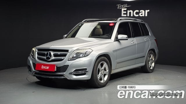 MERCEDES-BENZ GLK-CLASS X204 2013 — 285 299 км, серебристый, Корея — под ключ — фото 1