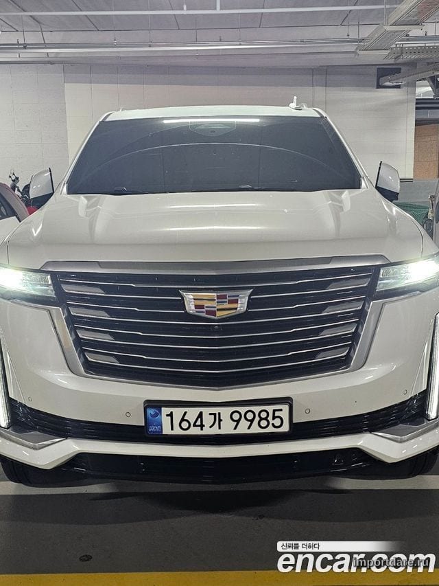 CADILLAC ESCALADE 2022 — 25 000 км, белый, Корея — под ключ — фото 3
