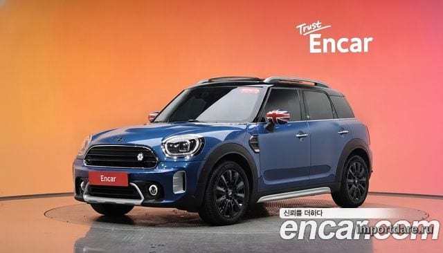 MINI COOPER COUNTRYMAN 2024 — 27 359 км, синий, Корея — под ключ — фото 2