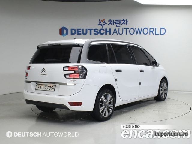 CITROEN GRAND C4 PICASSO 2015 — 163 000 км, белый, Корея — под ключ — фото 2