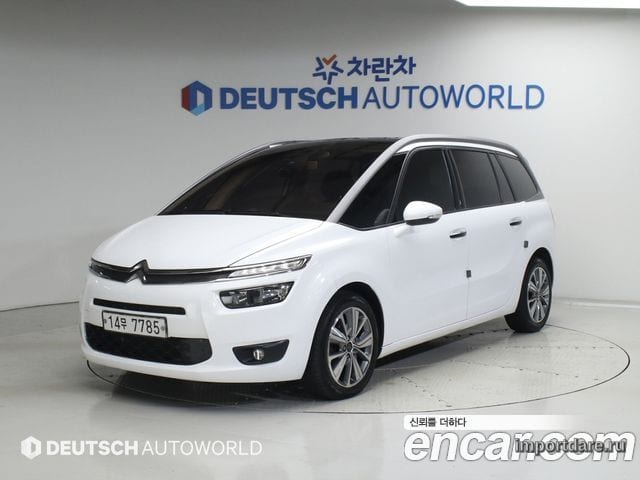 CITROEN GRAND C4 PICASSO 2015 — 163 000 км, белый, Корея — под ключ — фото 11