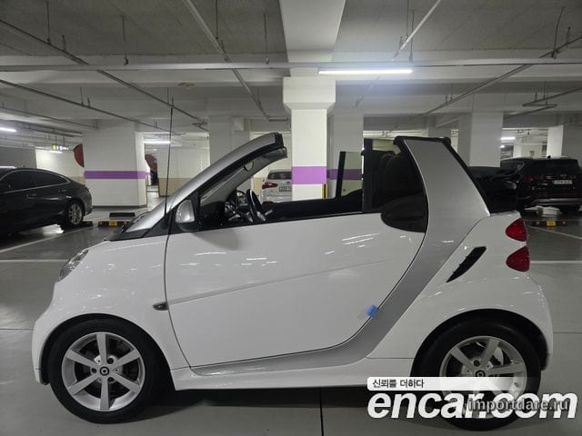 SMART FORTWO CABRIO 2014 — 73 000 км, белый, Корея — под ключ — фото 2