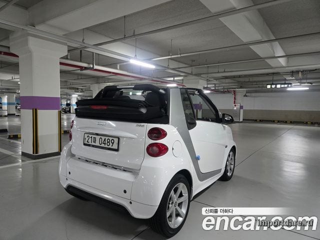 SMART FORTWO CABRIO 2014 — 73 000 км, белый, Корея — под ключ — фото 4