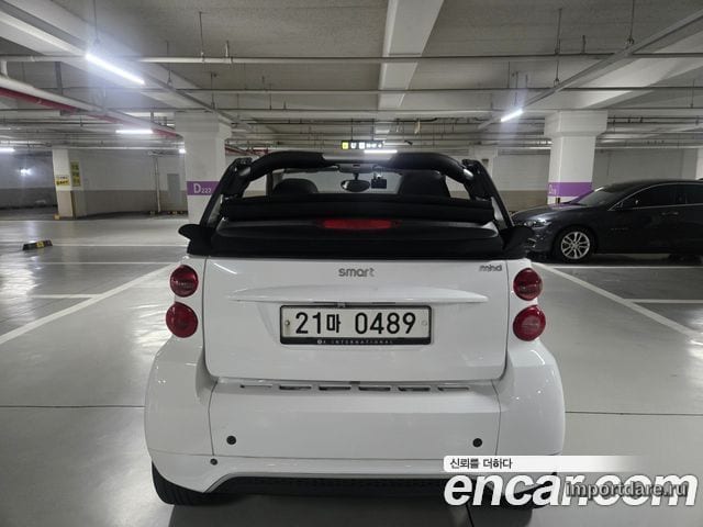 SMART FORTWO CABRIO 2014 — 73 000 км, белый, Корея — под ключ — фото 5