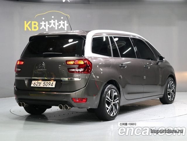 CITROEN GRAND C4 PICASSO 2018 — 162 515 км, серый, Корея — под ключ — фото 3