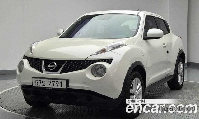 NISSAN JUKE 2014 — 126 991 км, белый, Корея — под ключ — фото 1