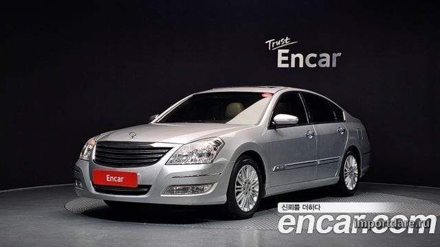 RENAULT KOREA SM7 NEW ART 2010 — 109 395 км, серебристый, Корея — под ключ — фото 1