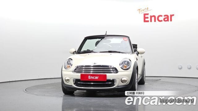 MINI COOPER CONVERTIBLE 2015 — 115 795 км, белый-перламутр, Корея — под ключ — фото 3