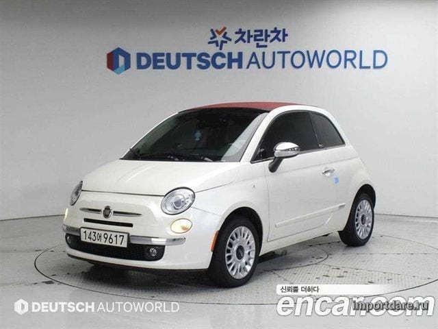 FIAT 500C 2015 — 67 511 км, Корея — под ключ — фото 1